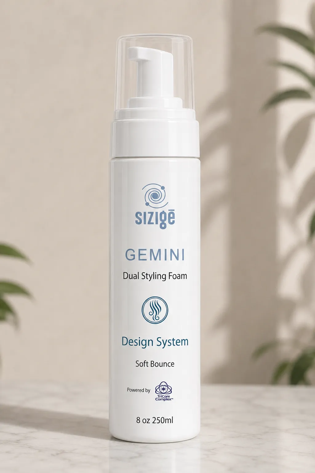 Sizige Gemini Dual Styling Foam pump bottle
