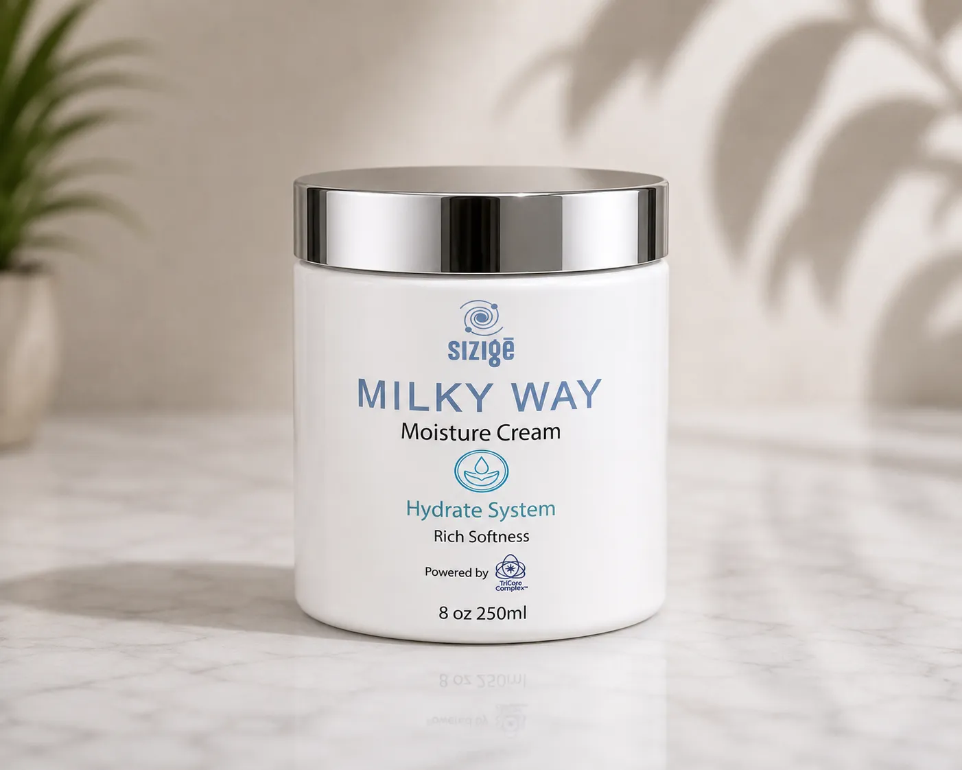 Sizige Milky Way Moisture Cream jar