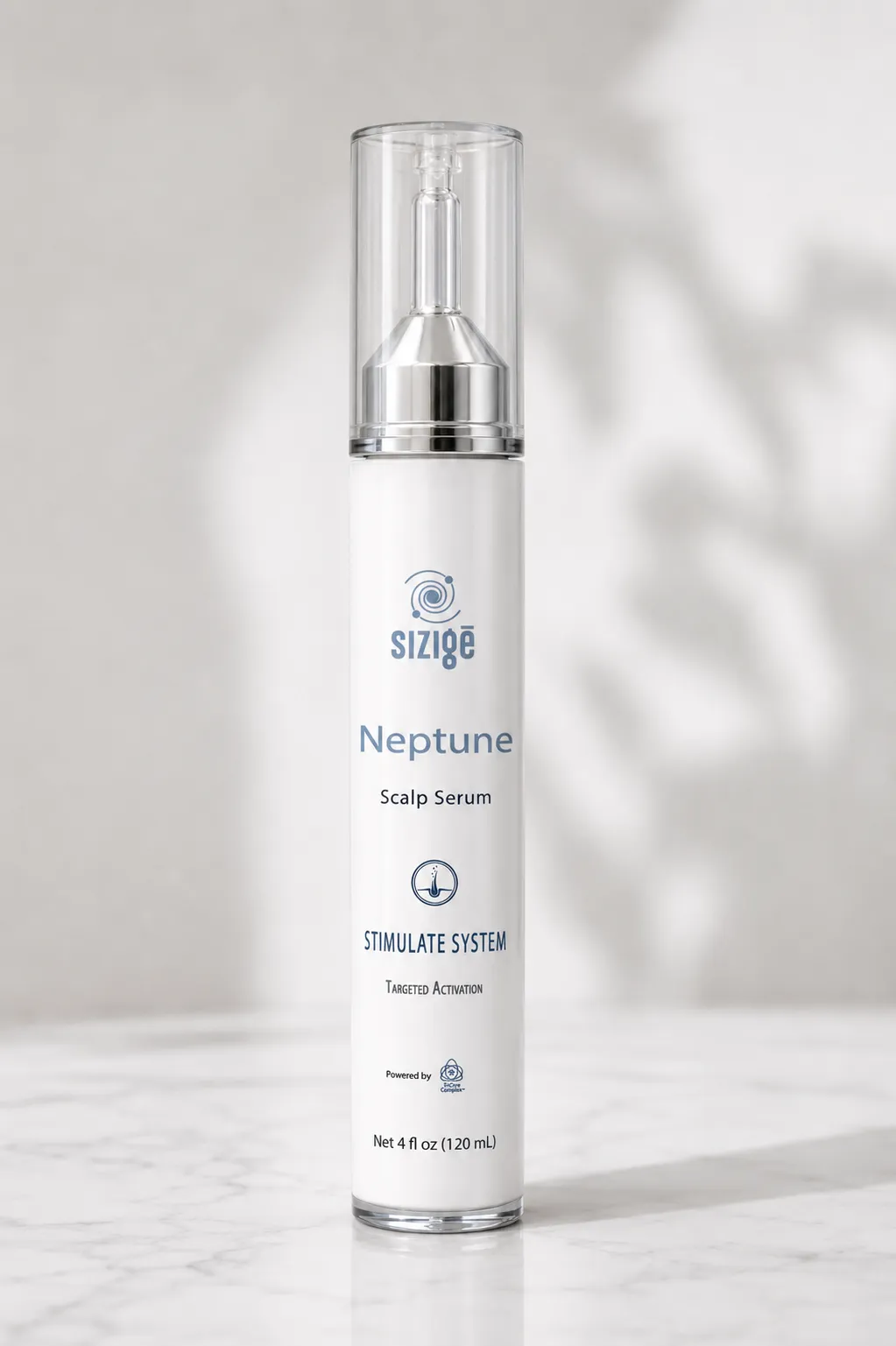 Sizige Neptune Scalp Serum pump bottle