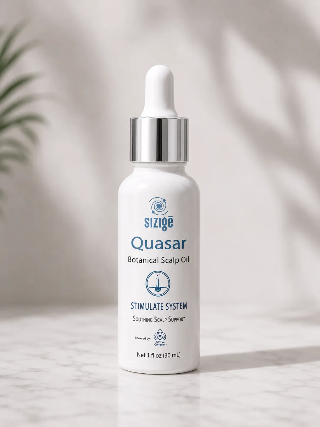 Sizige Quasar Botanical Scalp Oil dropper bottle